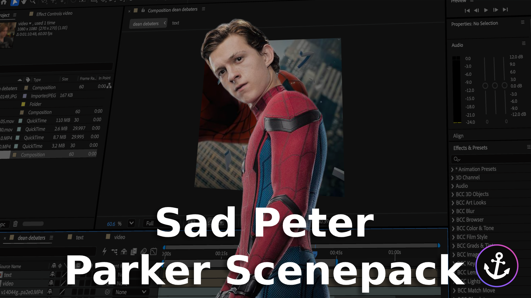 Sad Peter Parker Scenepack